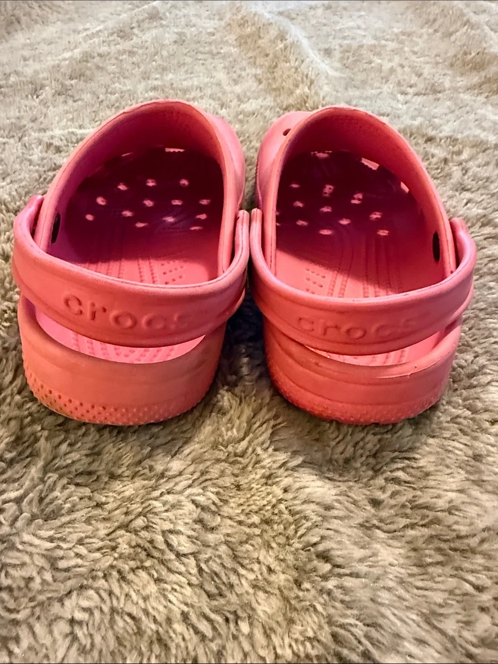 Pink Crocs Classic Clogs Size J3